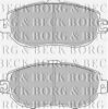 BORG & BECK BBP1352 Brake Pad Set, disc brake